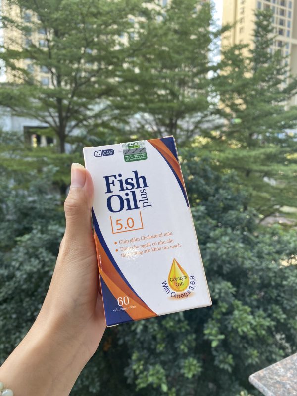 [Nguyên Sinh Group]Fish Oil Plus 5.0 (Hộp 01 Lọ X 60 Viên Nang Mềm)