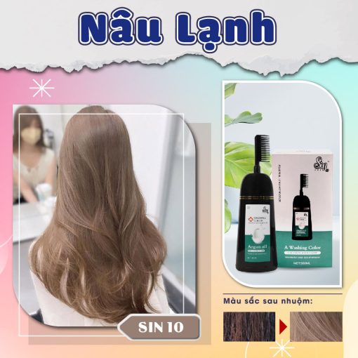 Sinhair dầu gội đổi màu tóc