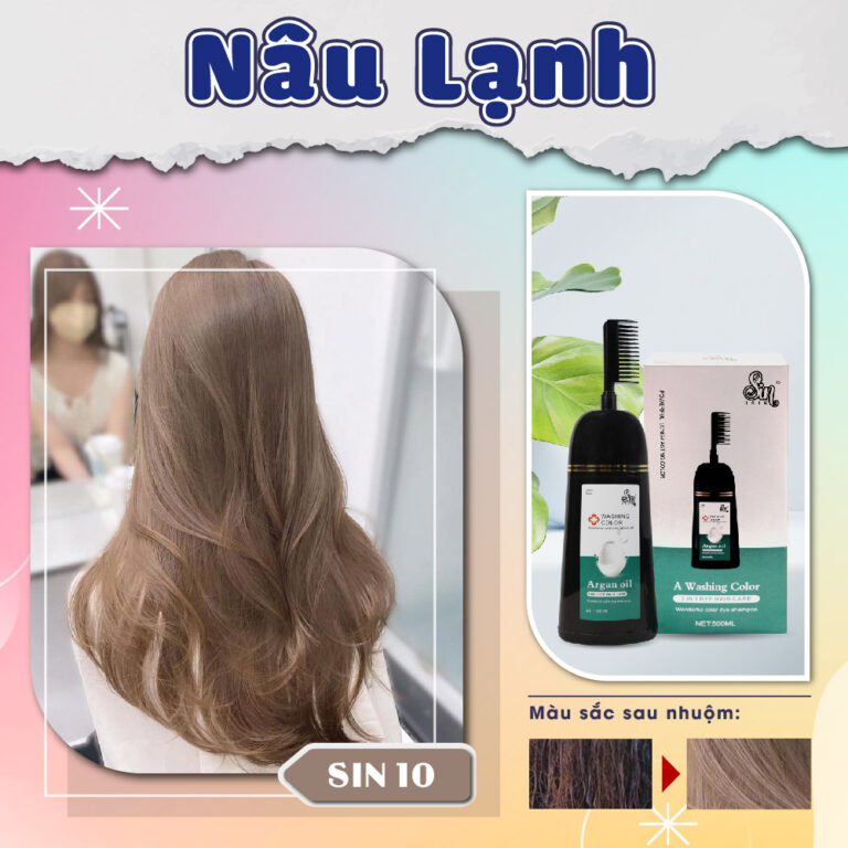 Sinhair dầu gội đổi màu tóc