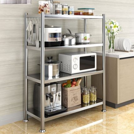 Kệ Inox Lắp Ghép Thông Minh Kalpen 3 Tầng 80cm