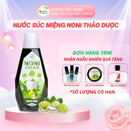 Nước Súc Miệng Thảo Dược Noni Adeva